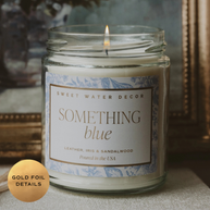 *NEW* Something Blue 9 oz Soy Candle - Engagement Gifts