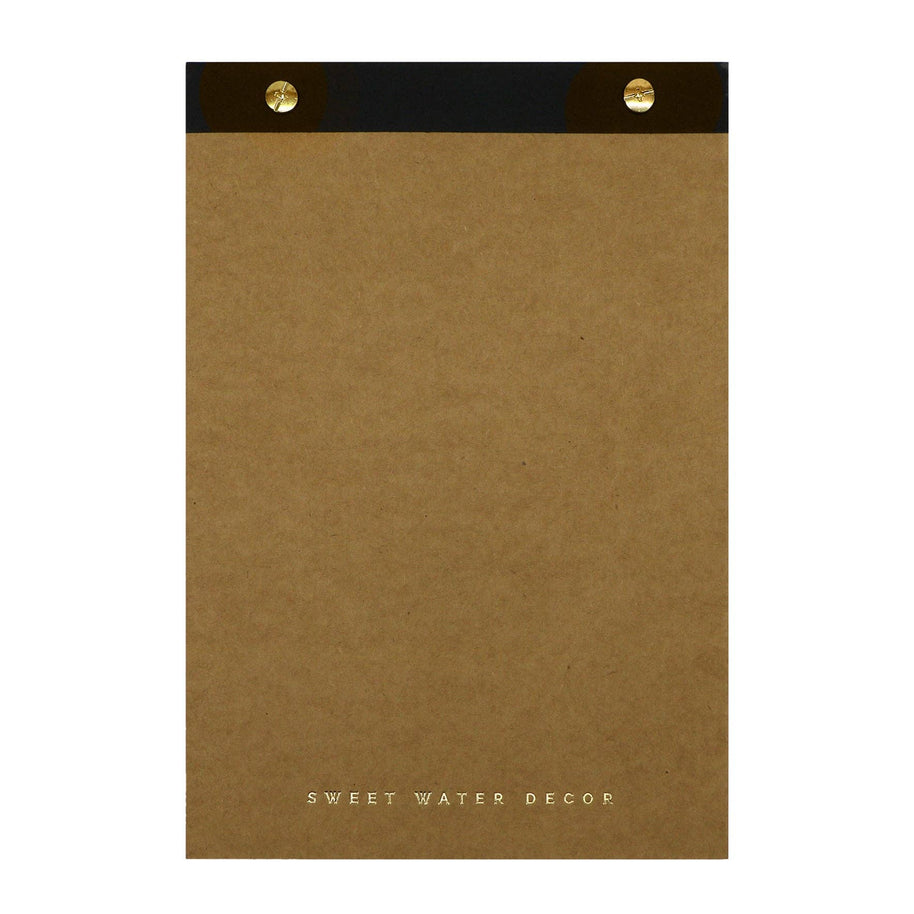 Gold Rivet Basic Notepad - Stationery & Gifts