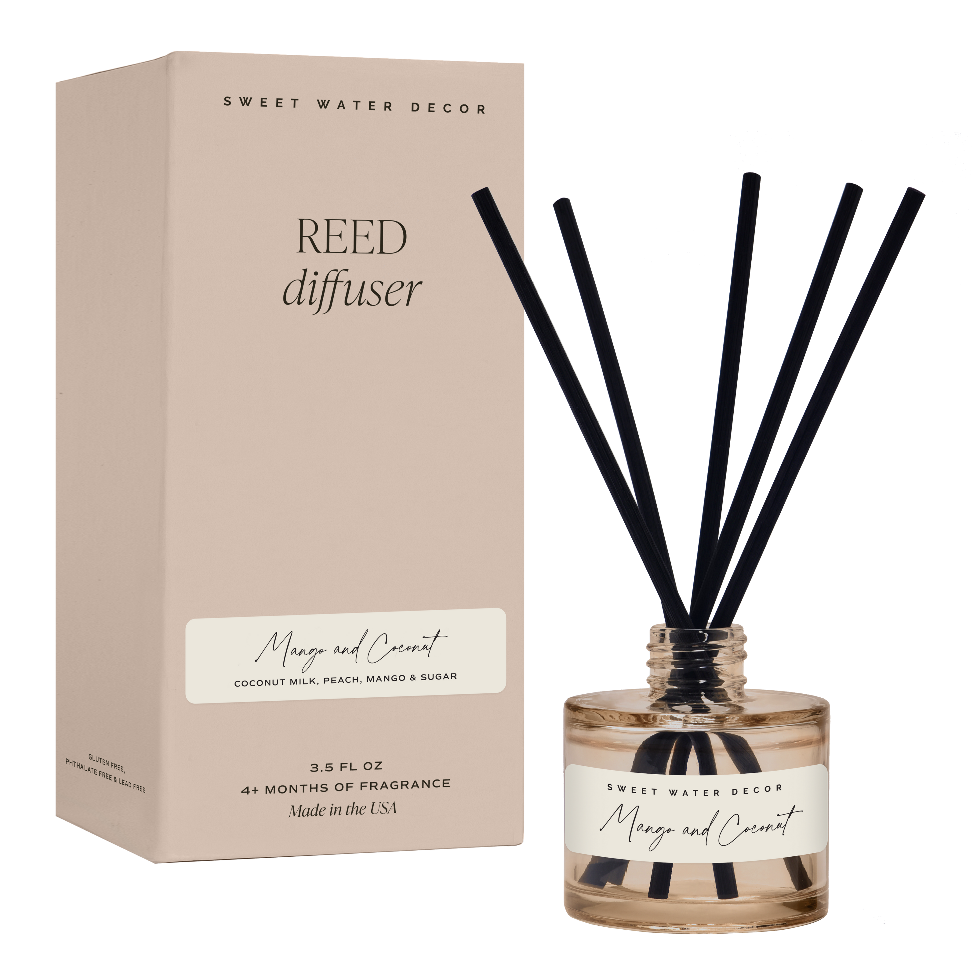 Mango and Coconut Reed Diffuser - Home Decor & Gifts