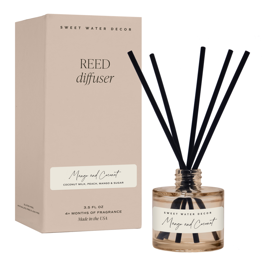 Mango and Coconut Reed Diffuser - Home Decor & Gifts