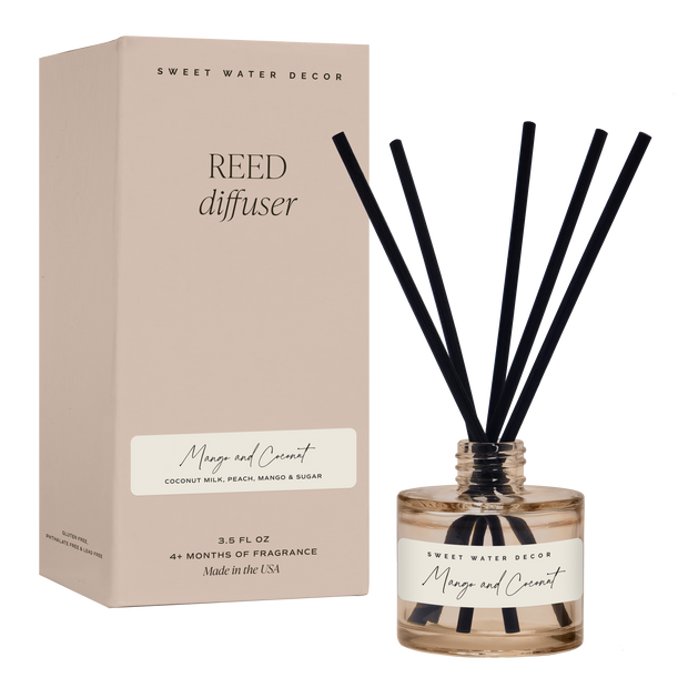 Mango and Coconut Reed Diffuser - Home Decor & Gifts
