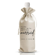 Wedding Wine Gift Bag